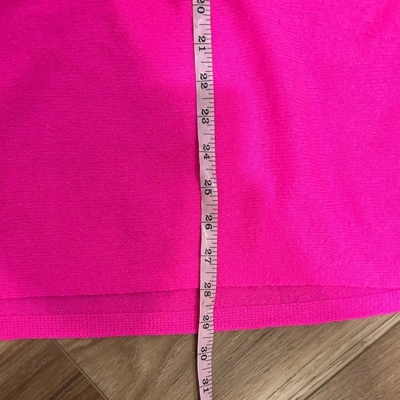 Lilly Pulitzer Kizzy cashmere tunic sweater size small/medium hot pink poncho